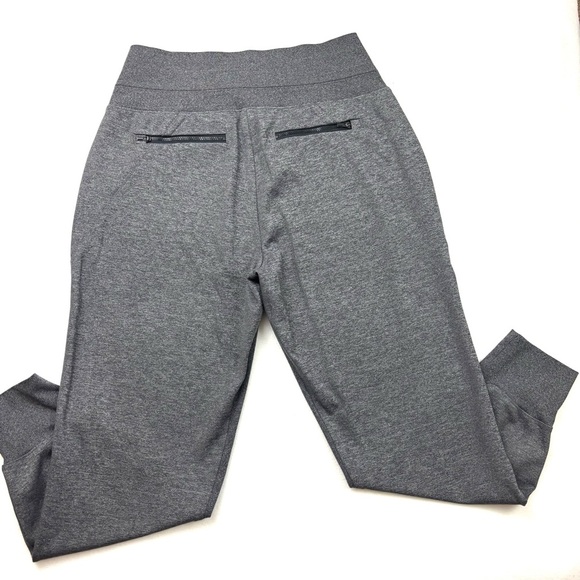 Athleta Venice Thick Highrise Dark Gray Heather Modern Joggers (M) - Picture 8 of 16